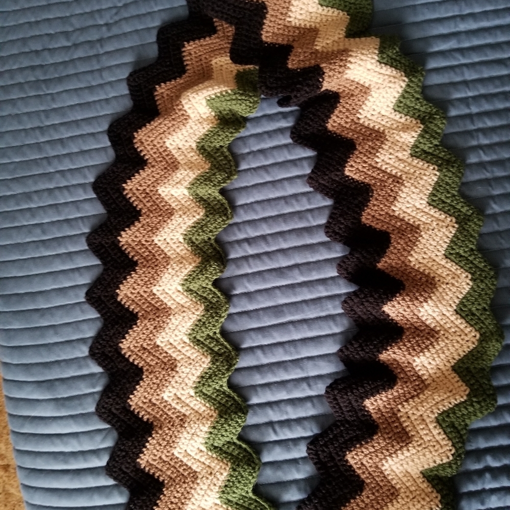 Handmade Camouflage Inspired Scarf